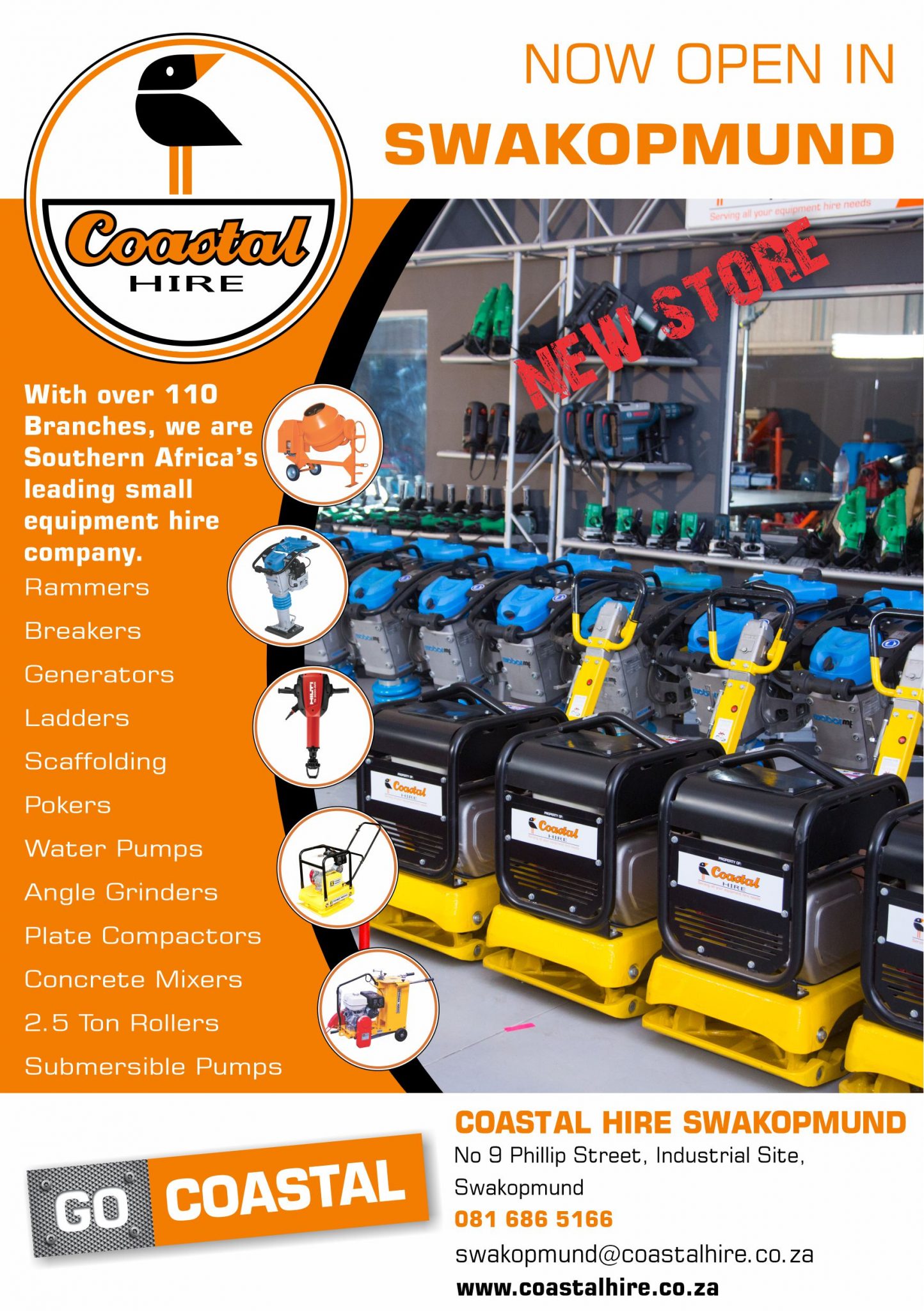 Coastal Hire | Serving all your Equipment Hire Needs